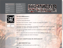 Tablet Screenshot of bbq-monster.de